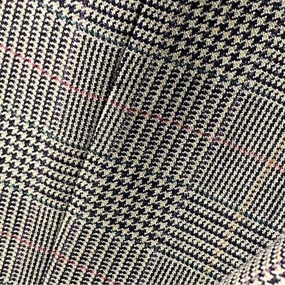 Ralph Ralph Lauren Blazer 44L Wool Silk Blend 2 Button Sports Coat Houndstooth - Picture 3 of 11
